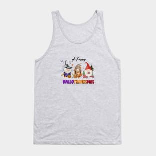 Happy Hallothanksmas - Gnome Tank Top